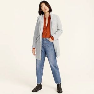 Grey J.Crew Cocoon Wool Coat